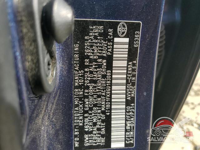 4T1BD1FK8GU183089 2016 TOYOTA CAMRY photo no. 12