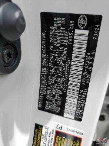 4T1BD1FK9HU225285 2017 TOYOTA CAMRY photo no. 12