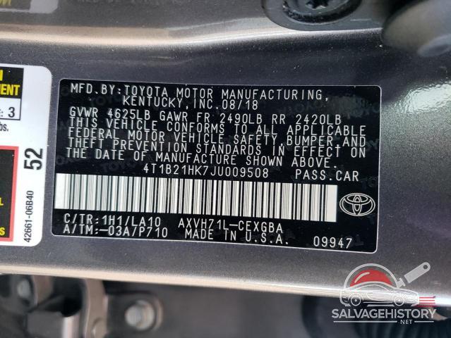 4T1B21HK7JU009508 2018 TOYOTA CAMRY photo no. 12