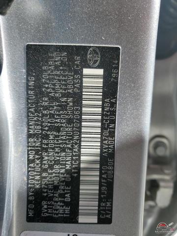 4T1C11AK2NU707063 2022 TOYOTA CAMRY photo no. 13