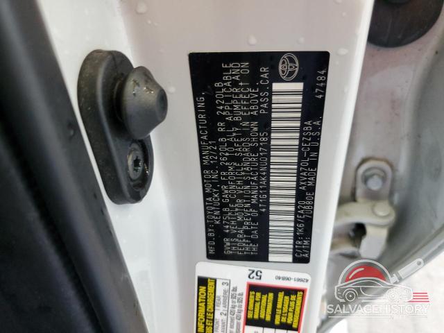 4T1G11AK4NU017185 2022 TOYOTA CAMRY photo no. 13