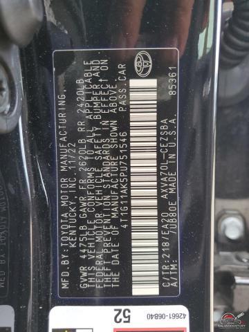 4T1G11AK5PU751546 2023 TOYOTA CAMRY photo no. 12