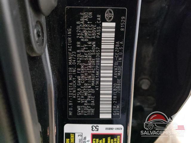 4T1K61AK7PU803657 2023 TOYOTA CAMRY photo no. 12