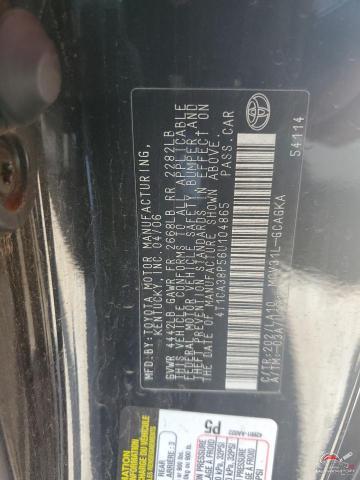 4T1CA38P56U104865 2006 TOYOTA CAMRY SOLA photo no. 12