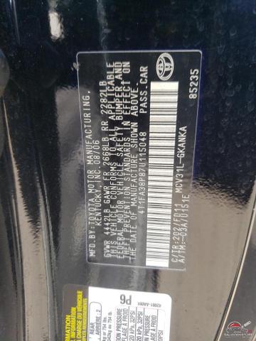 4T1FA38P87U115048 2007 TOYOTA CAMRY SOLA photo no. 12