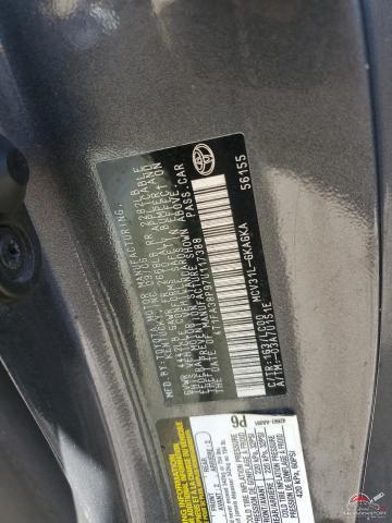 4T1FA38P97U117388 2007 TOYOTA CAMRY SOLA photo no. 12