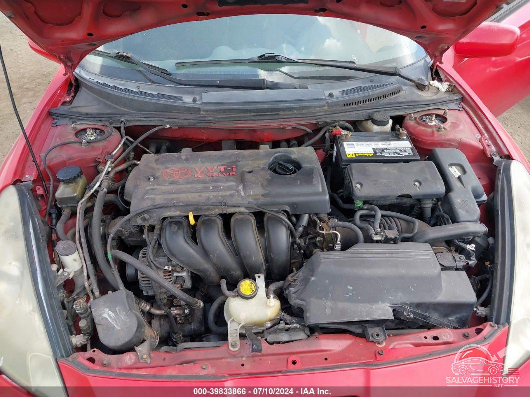 JTDDR32T110110847 2001 TOYOTA CELICA photo no. 10