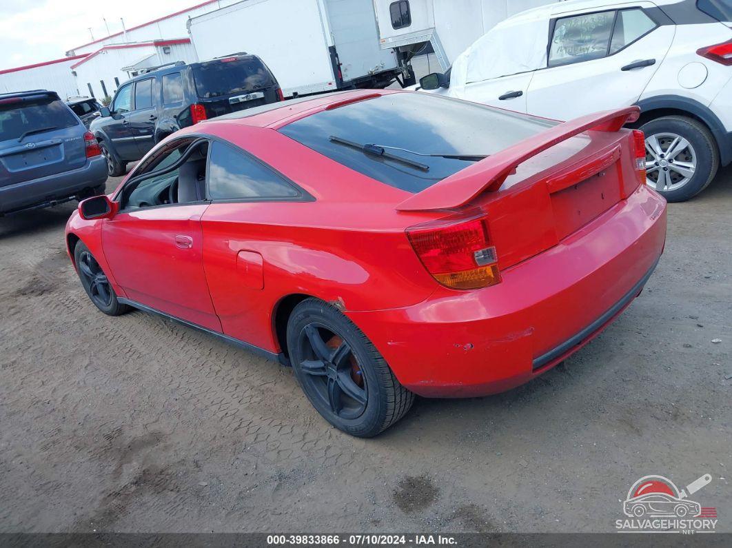 JTDDR32T110110847 2001 TOYOTA CELICA photo no. 3