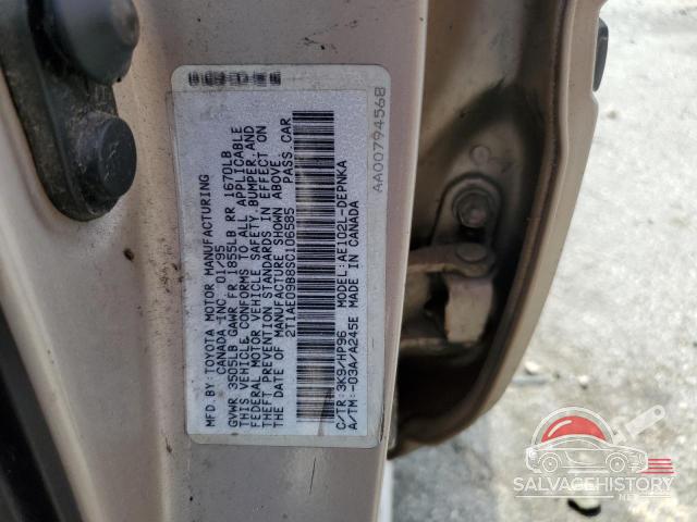 2T1AE09B8SC106585 1995 TOYOTA COROLLA photo no. 12