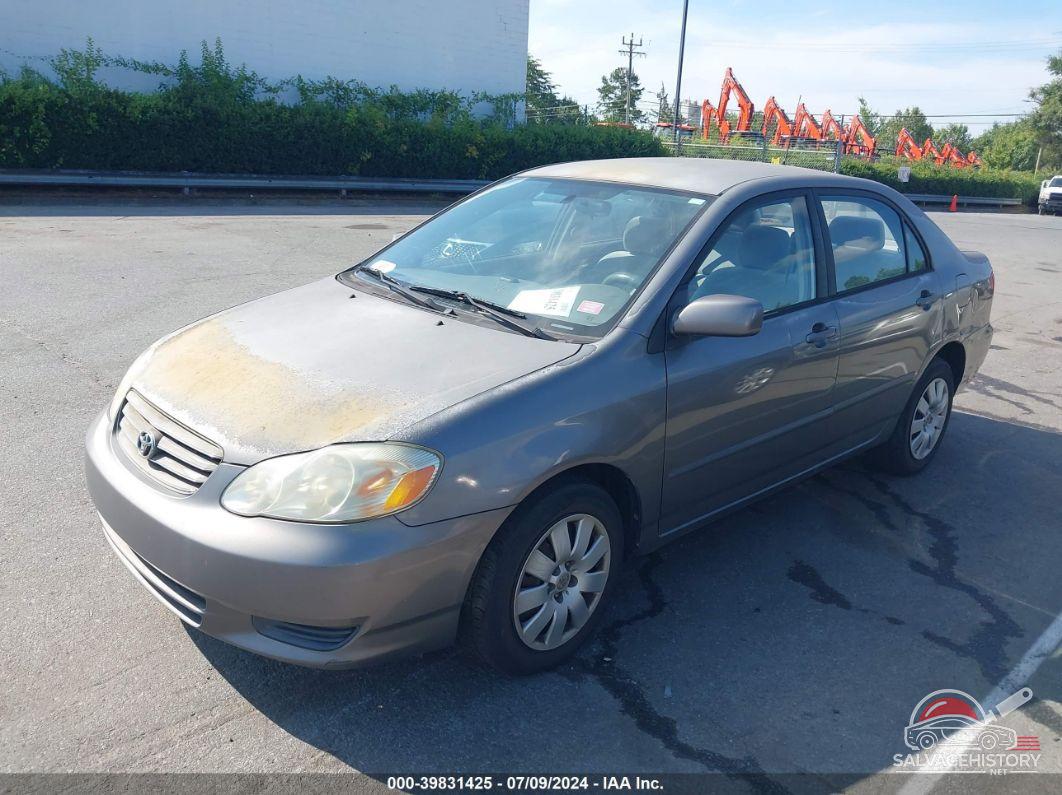 1NXBR32E54Z203209 2004 TOYOTA COROLLA photo no. 2