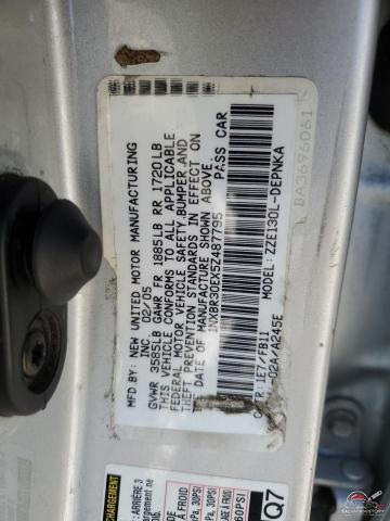 1NXBR30EX5Z487795 2005 TOYOTA COROLLA photo no. 12