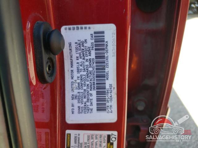 1NXBR32E95Z457409 2005 TOYOTA COROLLA photo no. 12