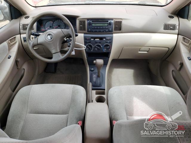 2T1BR32E05C437289 2005 TOYOTA COROLLA photo no. 8