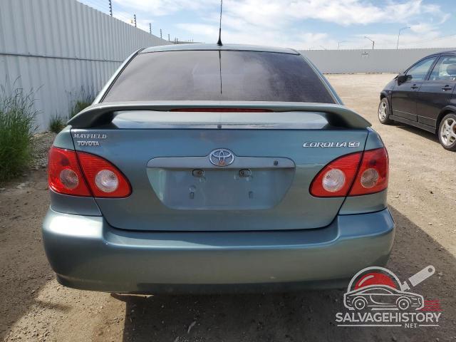 2T1BR32EX5C841393 2005 TOYOTA COROLLA photo no. 6