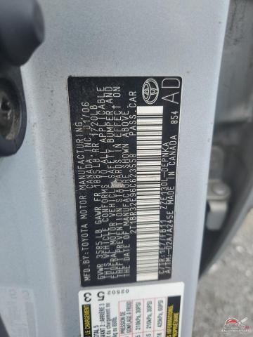 2T1BR32E96C623558 2006 TOYOTA COROLLA photo no. 12