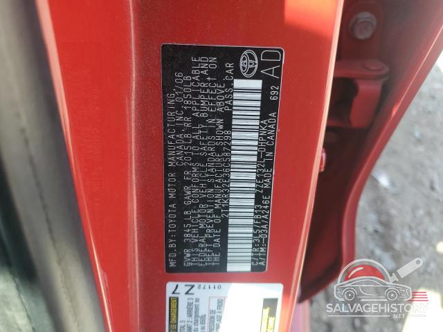 2T1KR32E36C587298 2006 TOYOTA COROLLA photo no. 12