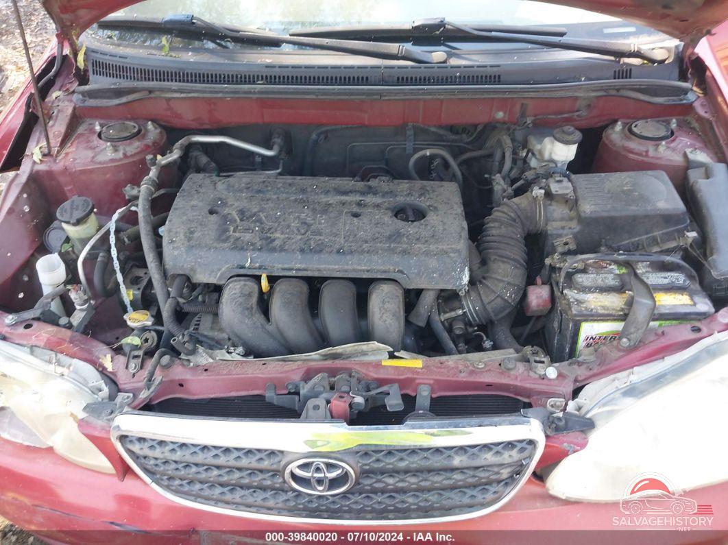 1NXBR32EX8Z043432 2008 TOYOTA COROLLA photo no. 10