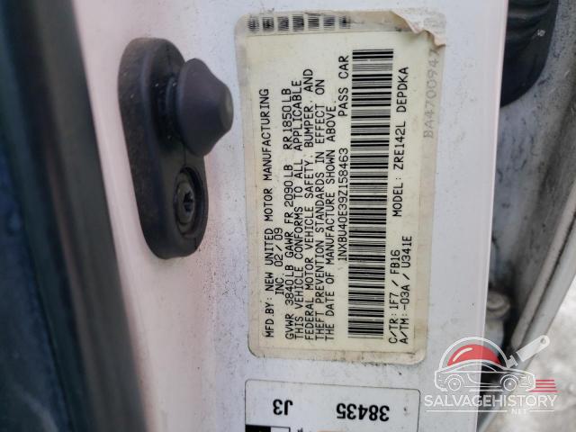 1NXBU40E39Z158463 2009 TOYOTA COROLLA photo no. 12