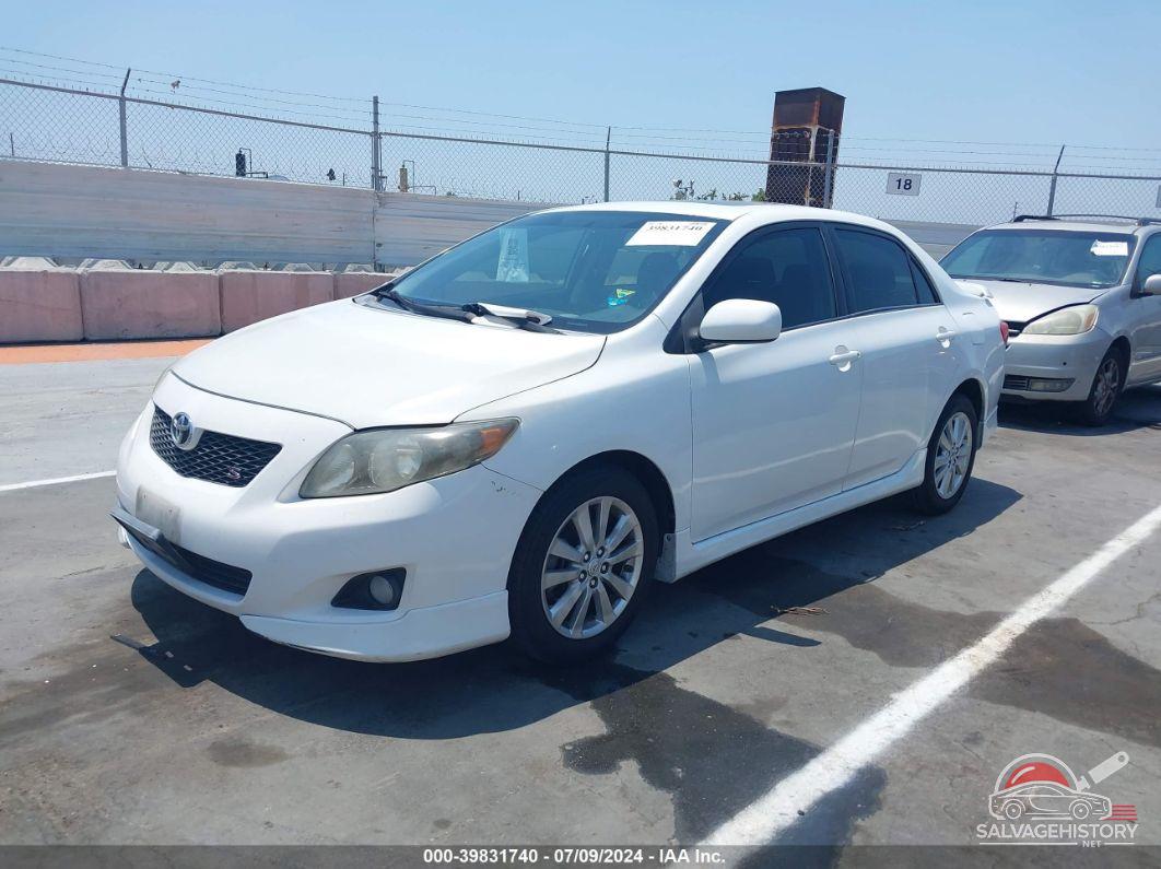 1NXBU4EE6AZ315660 2010 TOYOTA COROLLA photo no. 2