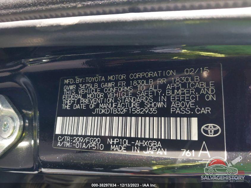 2T1BU4EE2AC317956 2010 TOYOTA COROLLA photo no. 9