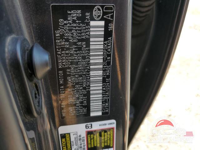 2T1KU4EE7AC283271 2010 TOYOTA COROLLA photo no. 12