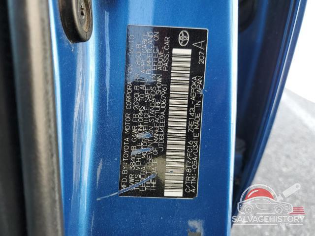 JTDBU4EE9AJ067961 2010 TOYOTA COROLLA photo no. 12