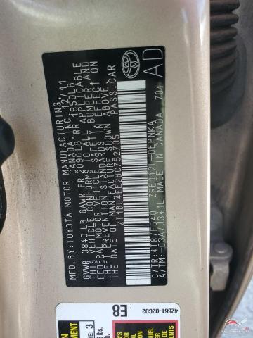 2T1BU4EE2BC752705 2011 TOYOTA COROLLA photo no. 12