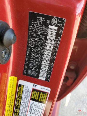 2T1BU4EE3BC604322 2011 TOYOTA COROLLA photo no. 13