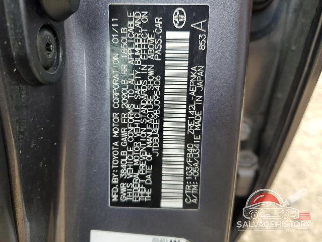 JTDBU4EE9BJ095406 2011 TOYOTA COROLLA photo no. 13