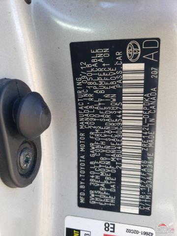 2T1BU4EE9DC954475 2013 TOYOTA COROLLA photo no. 12