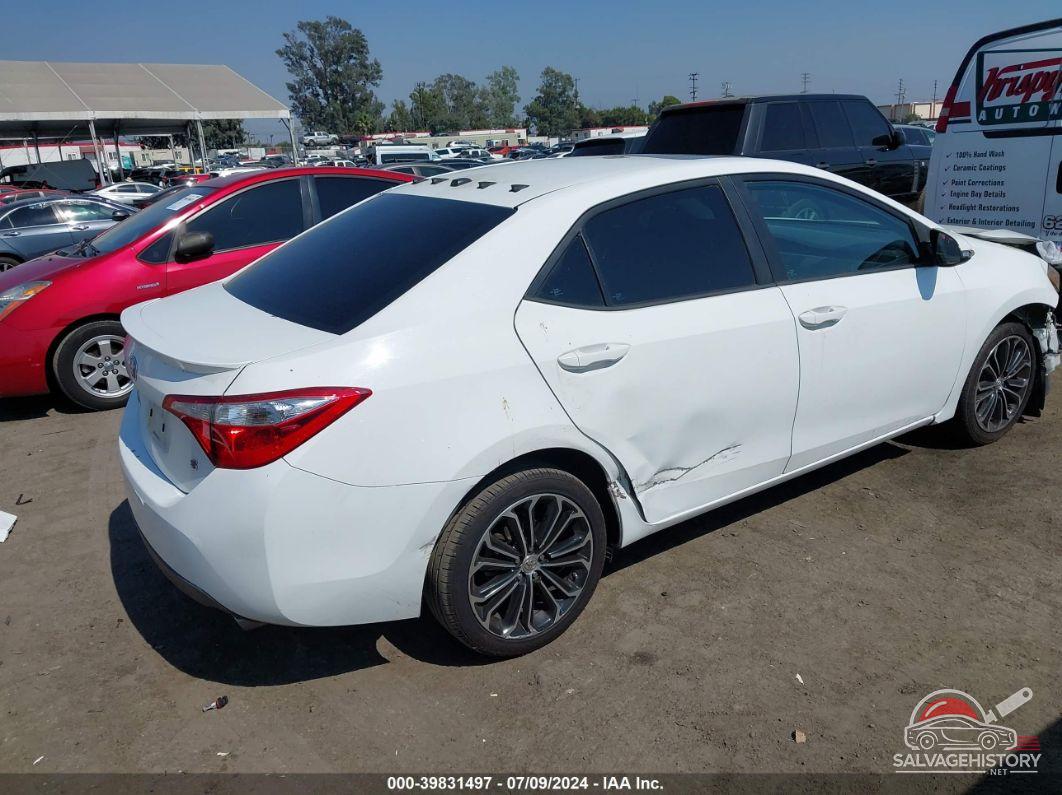 5YFBURHE5FP188322 2015 TOYOTA COROLLA photo no. 4