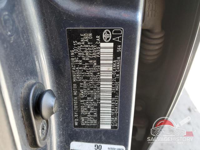 2T1BURHE1GC534156 2016 TOYOTA COROLLA photo no. 12