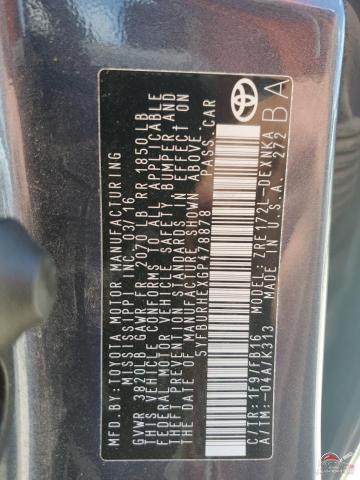 5YFBURHEXGP478878 2016 TOYOTA COROLLA photo no. 13