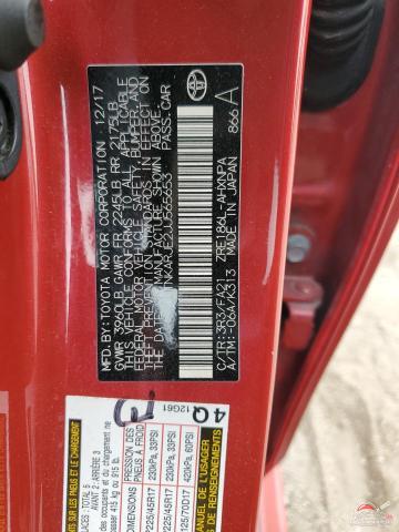 JTNKARJE2JJ565653 2018 TOYOTA COROLLA photo no. 12