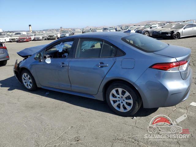 JTDEPMAE7MJ140257 2021 TOYOTA COROLLA photo no. 2