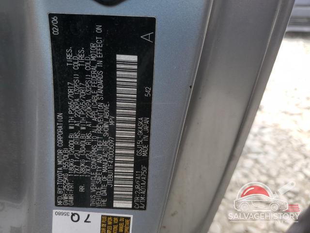 JTEBU11F470005097 2007 TOYOTA FJ CRUISER photo no. 13