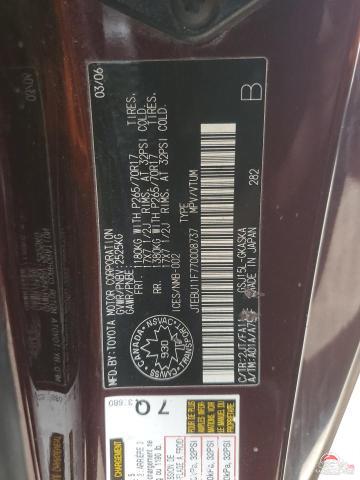 JTEBU11F770008737 2007 TOYOTA FJ CRUISER photo no. 13