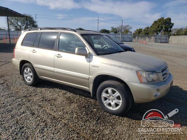 JTEGF21AX10021340 2001 TOYOTA HIGHLANDER photo no. 4