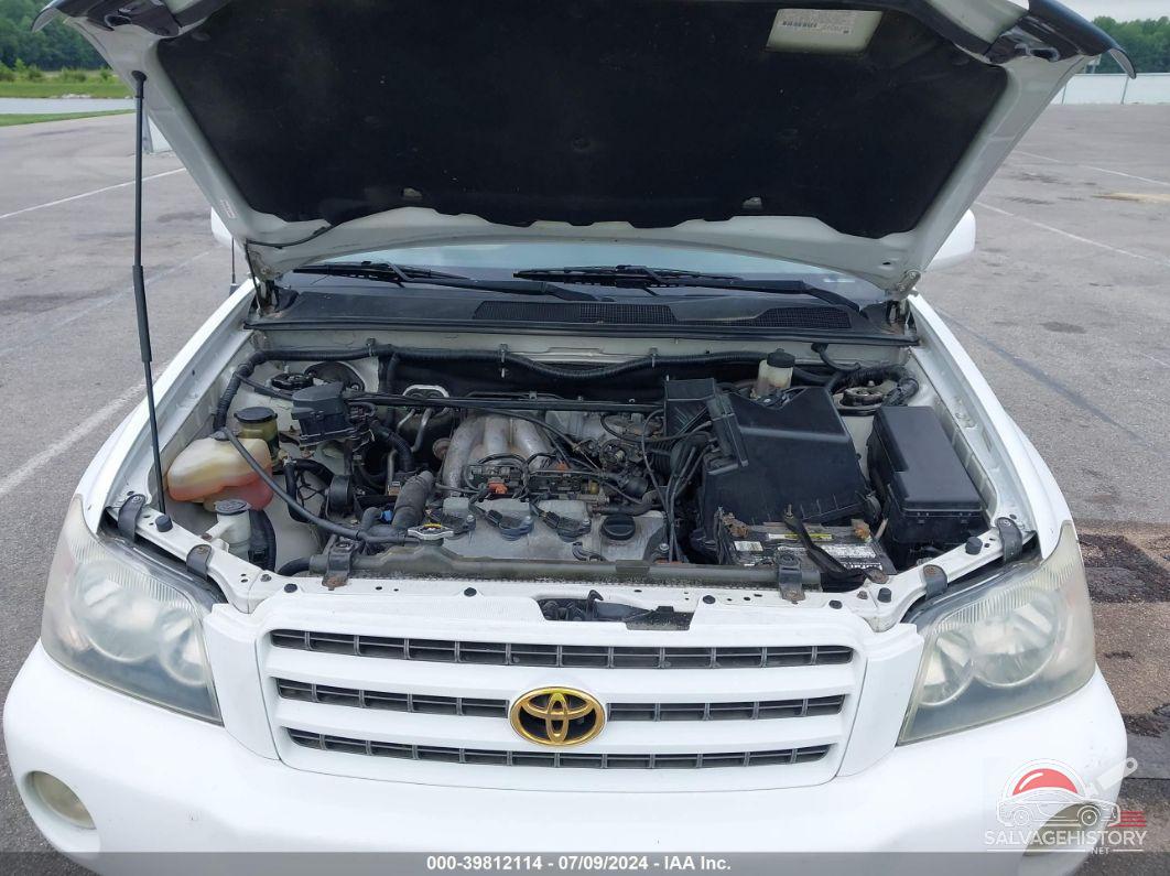 JTEHF21A810004525 2001 TOYOTA HIGHLANDER photo no. 10