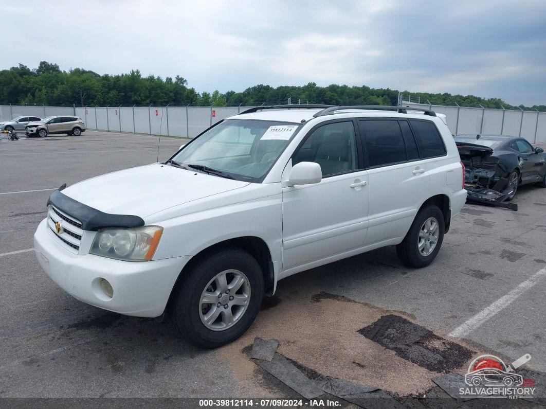JTEHF21A810004525 2001 TOYOTA HIGHLANDER photo no. 2