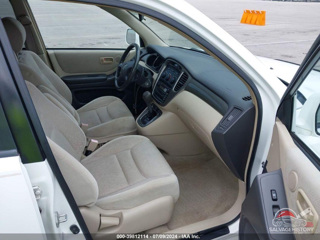 JTEHF21A810004525 2001 TOYOTA HIGHLANDER photo no. 5