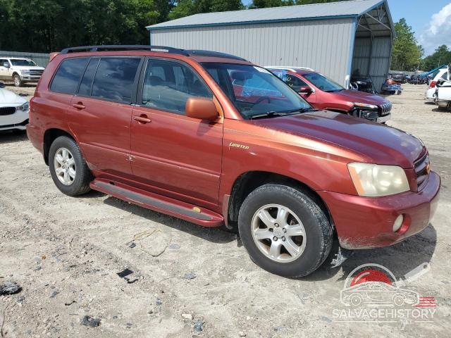JTEGF21A020041470 2002 TOYOTA HIGHLANDER photo no. 4