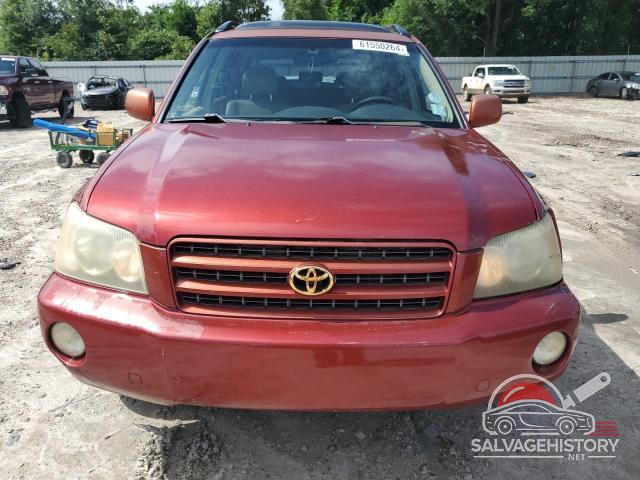 JTEGF21A020041470 2002 TOYOTA HIGHLANDER photo no. 5