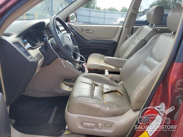 JTEGF21A020041470 2002 TOYOTA HIGHLANDER photo no. 7
