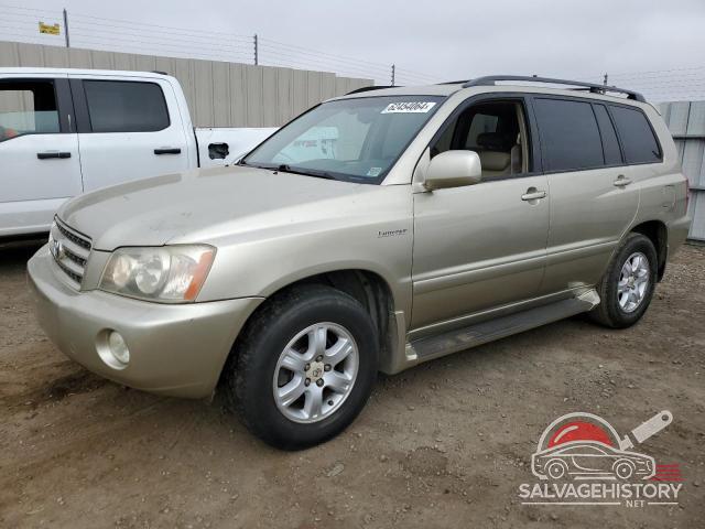 JTEGF21A320070008 2002 TOYOTA HIGHLANDER photo no. 4