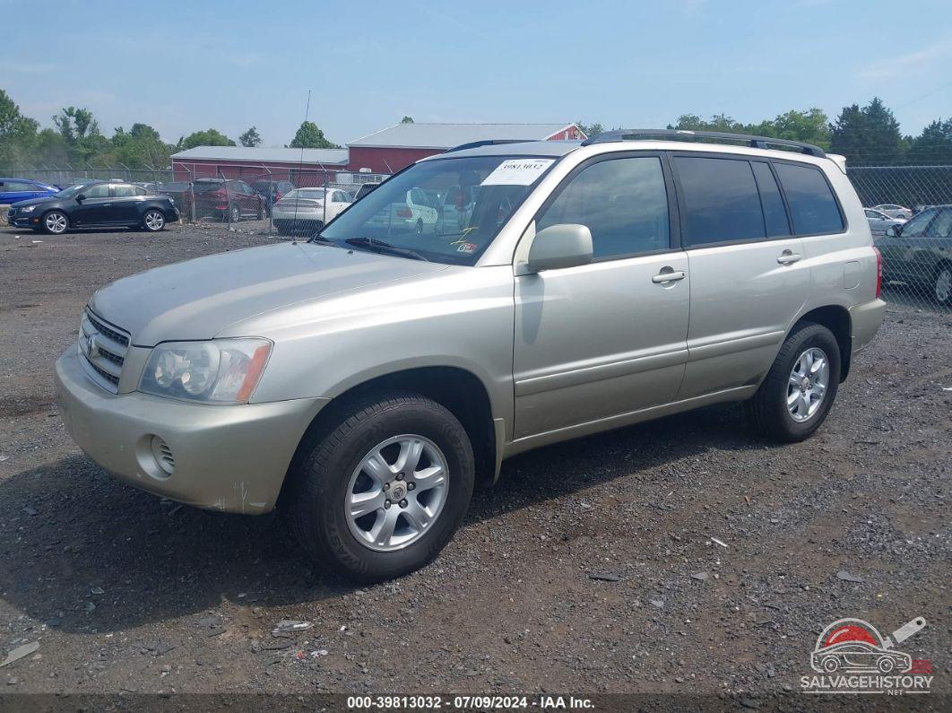 JTEHF21A530098768 2003 TOYOTA HIGHLANDER photo no. 2