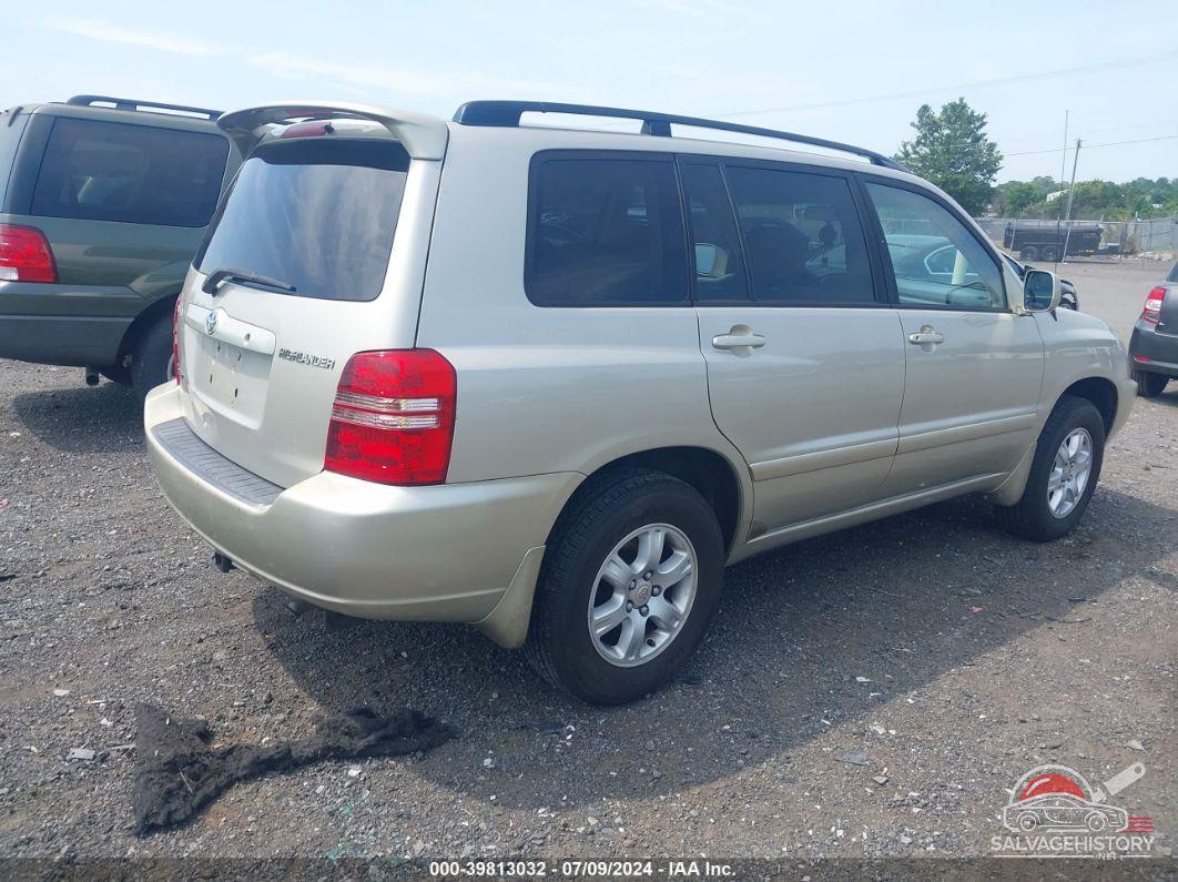 JTEHF21A530098768 2003 TOYOTA HIGHLANDER photo no. 4