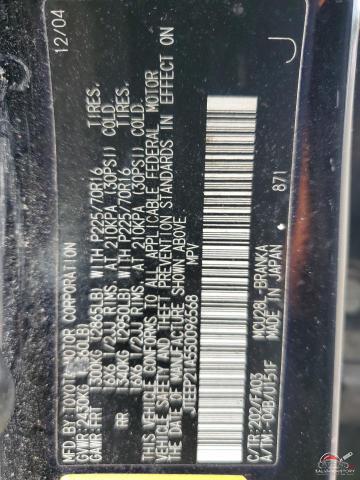 JTEEP21A550096568 2005 TOYOTA HIGHLANDER photo no. 13