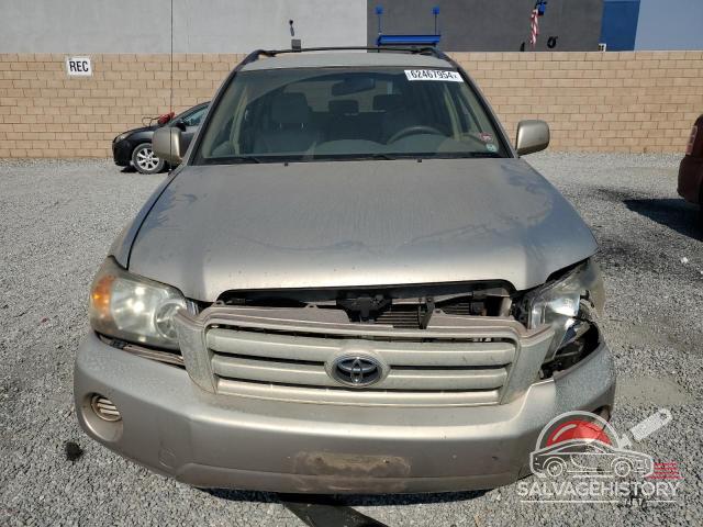 JTEGD21A150119216 2005 TOYOTA HIGHLANDER photo no. 5