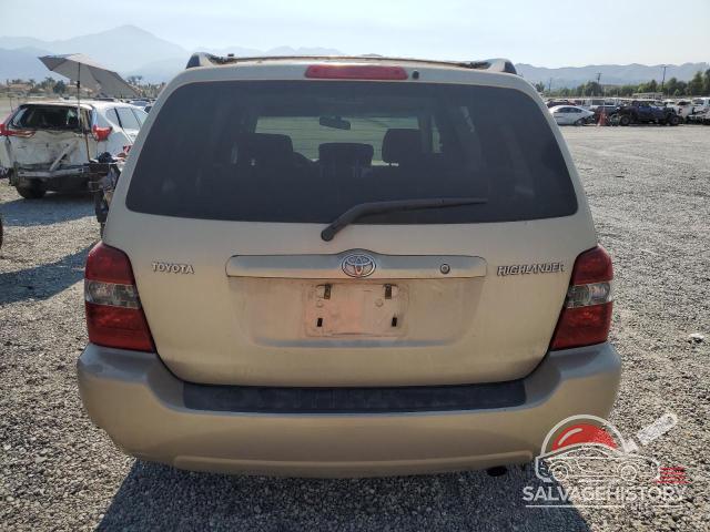 JTEGD21A150119216 2005 TOYOTA HIGHLANDER photo no. 6
